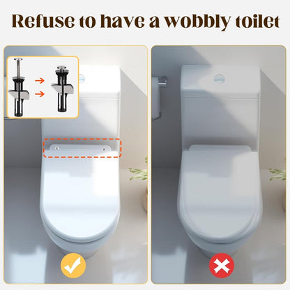 ToiLock – Satz Schwerlast-Befestigungsschrauben für Toilettensitze