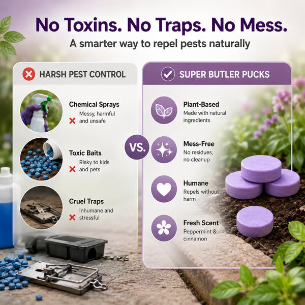 All-Natural Peppermint & Cinnamon Pest & Rodent Repellent Pucks