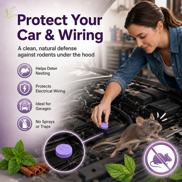 All-Natural Peppermint & Cinnamon Pest & Rodent Repellent Pucks
