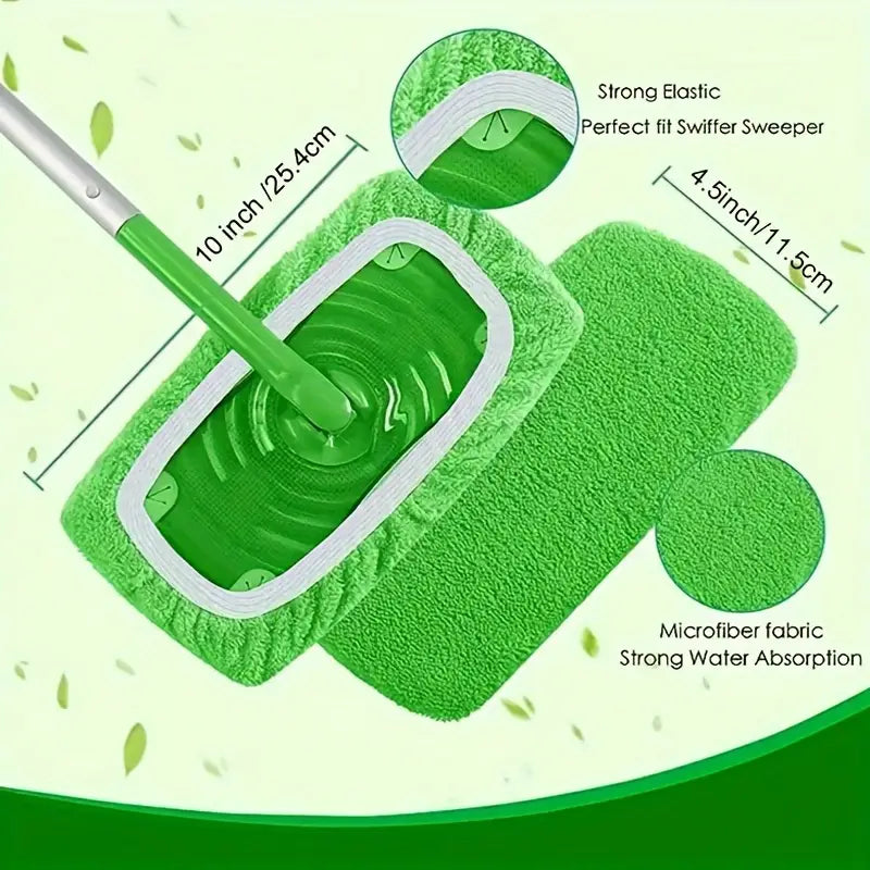 2+2 Gratis | Wiederverwendbare Mopps für Swiffer Sweeper™ - Langfristige Reinigung für alle Oberflächen