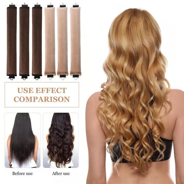 Satin Smooth hitzefreie Lockenwickler – Styling-Set ohne Hitze für Haare