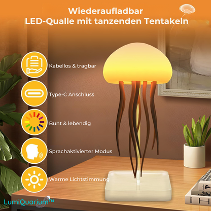 LumiQuarium™ LED Quallenlampe – Sensorisches Nachtlicht