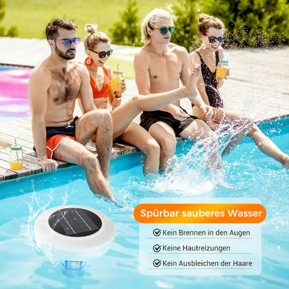 SolarSplash – Solarbetriebener Poolreiniger für mühelose Sauberkeit — spart Zeit, Aufwand und Energie.