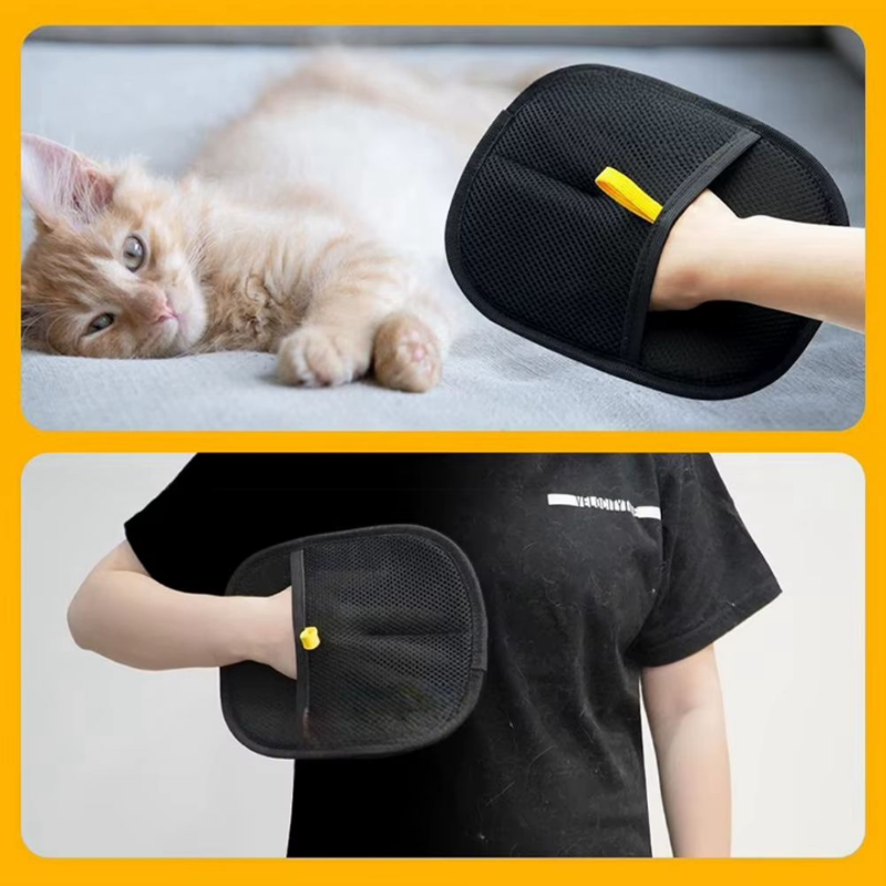 Tierhaar-Reinigungshandschuh | Wiederverwendbar & Chemiefrei | Mühelose Haarentfernung