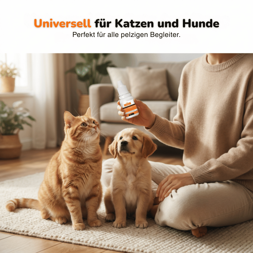PetEye Drops — Aufhellen & Beruhigen | 1+2 GRATIS