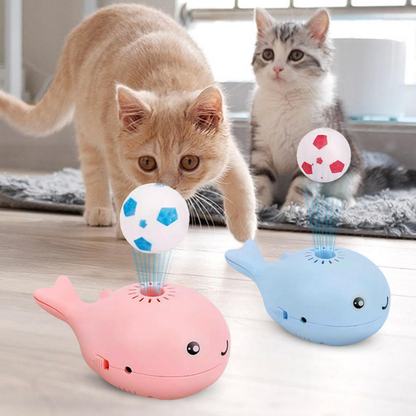 WhalePlay™ | Interaktiver schwebender Katzenball (2 Bälle GRATIS)