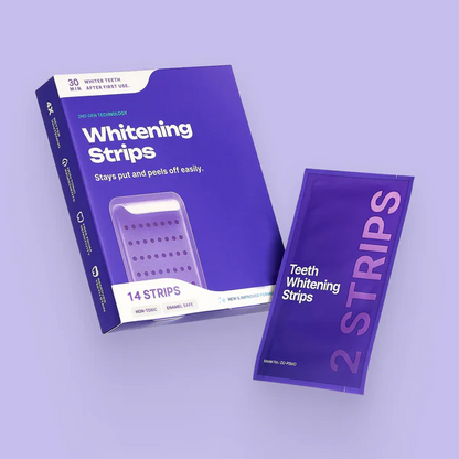 Zahnweiß-Strips – Professionelle Zahnaufhellung für Zuhause ohne Empfindlichkeit [Letzter Tag Rabatt]