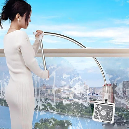 GlassBoom | Glaswischer für die Reinigung von Scheiben an schwer zugänglichen Stellen