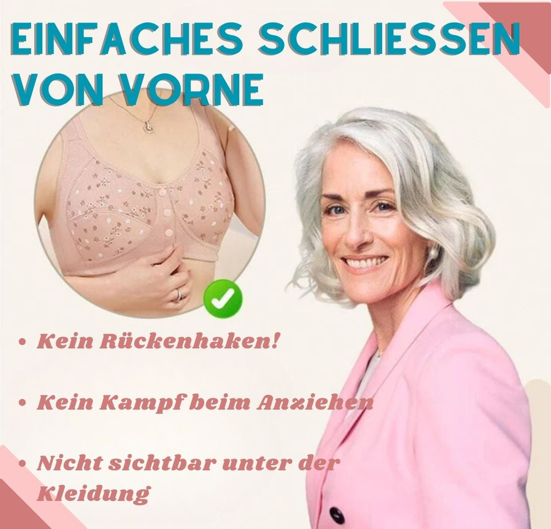 50 % RABATT | ComfyBra™ – Bügelloser Komfort-BH mit praktischem Frontverschluss
