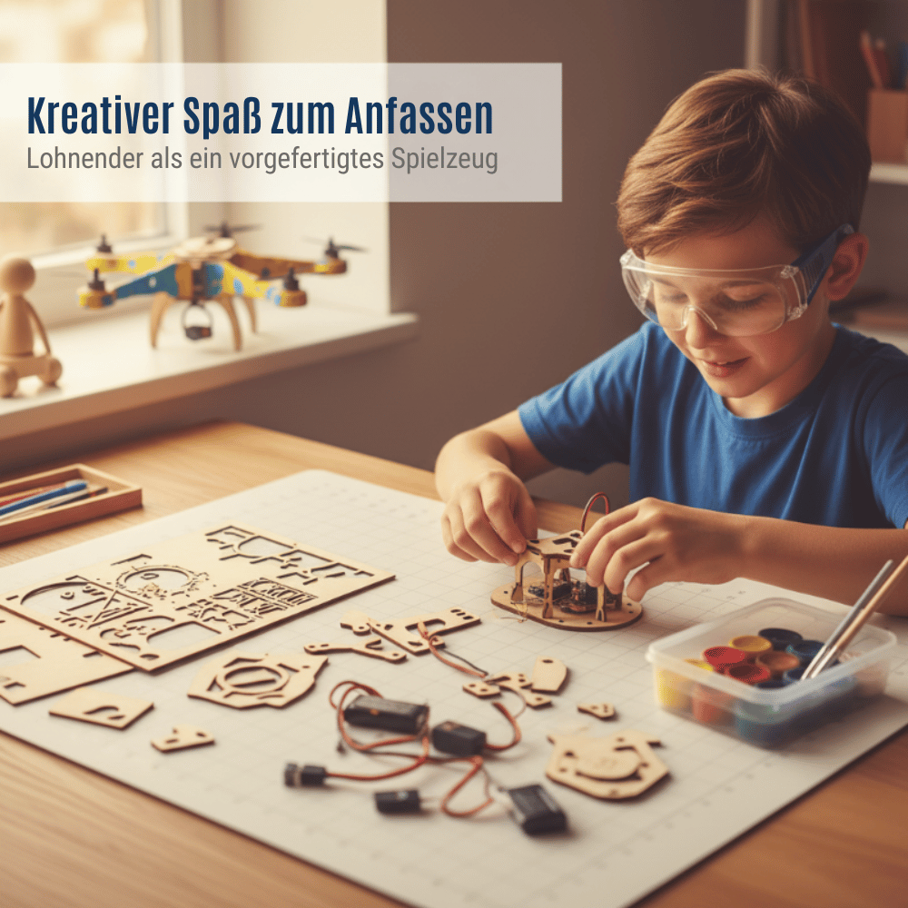AeroCraft Holz – DIY Drohnen-Set | 50% RABATT