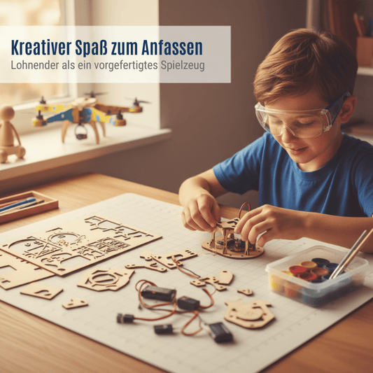 AeroCraft Holz – DIY Drohnen-Set | 50% RABATT