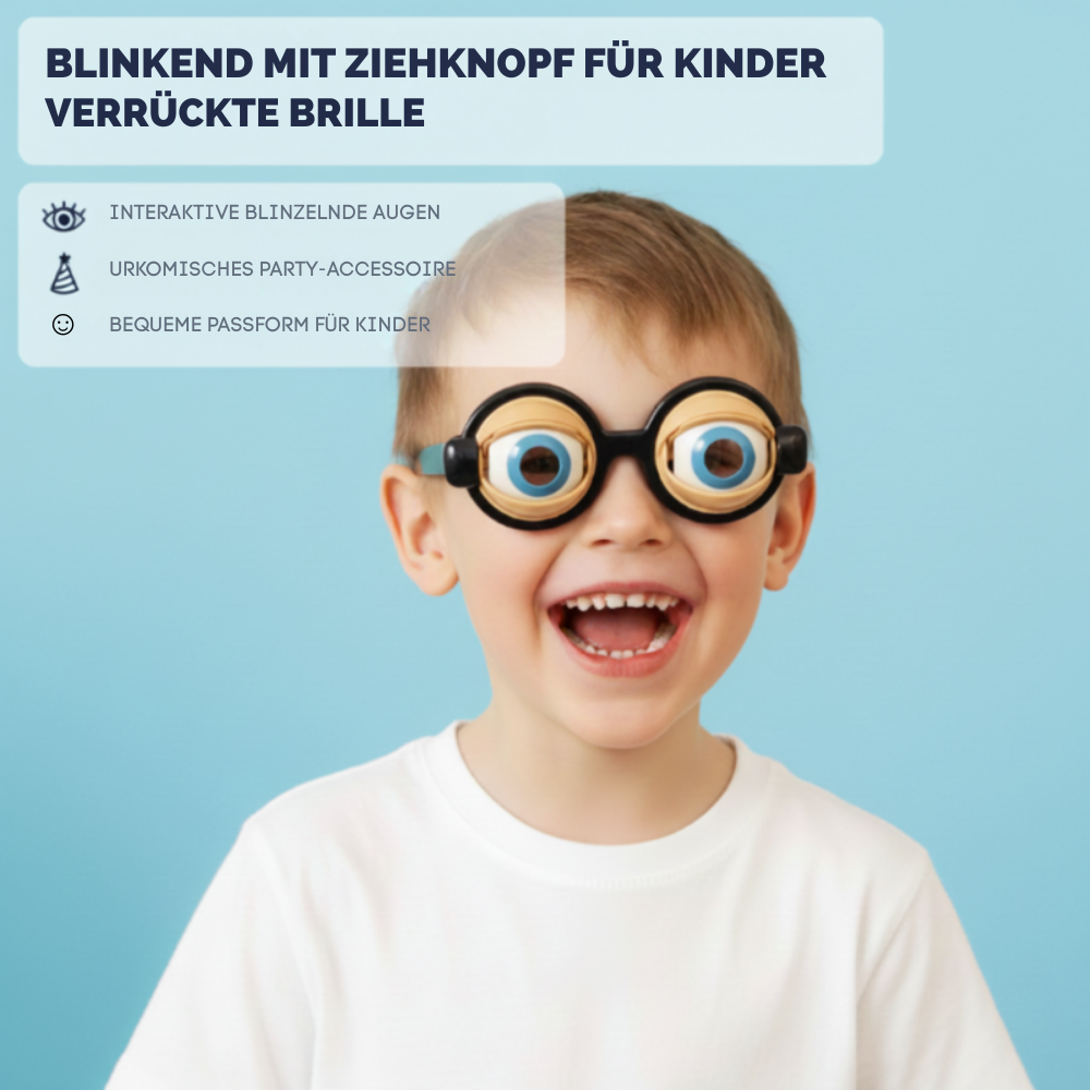 BlinkBeam – Kiefergesteuerte Kinder Spaß Augenbrille | 1+1 GRATIS