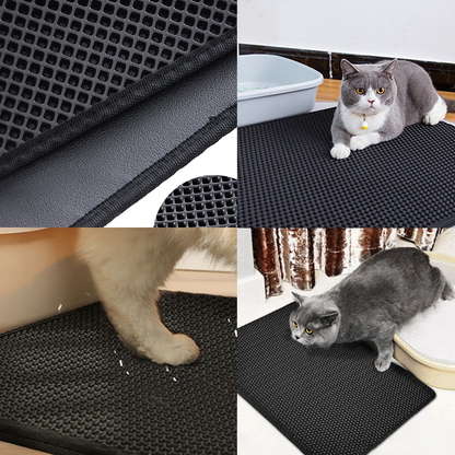 PawGuard™ | Zweilagige Katzenstreu-Matte