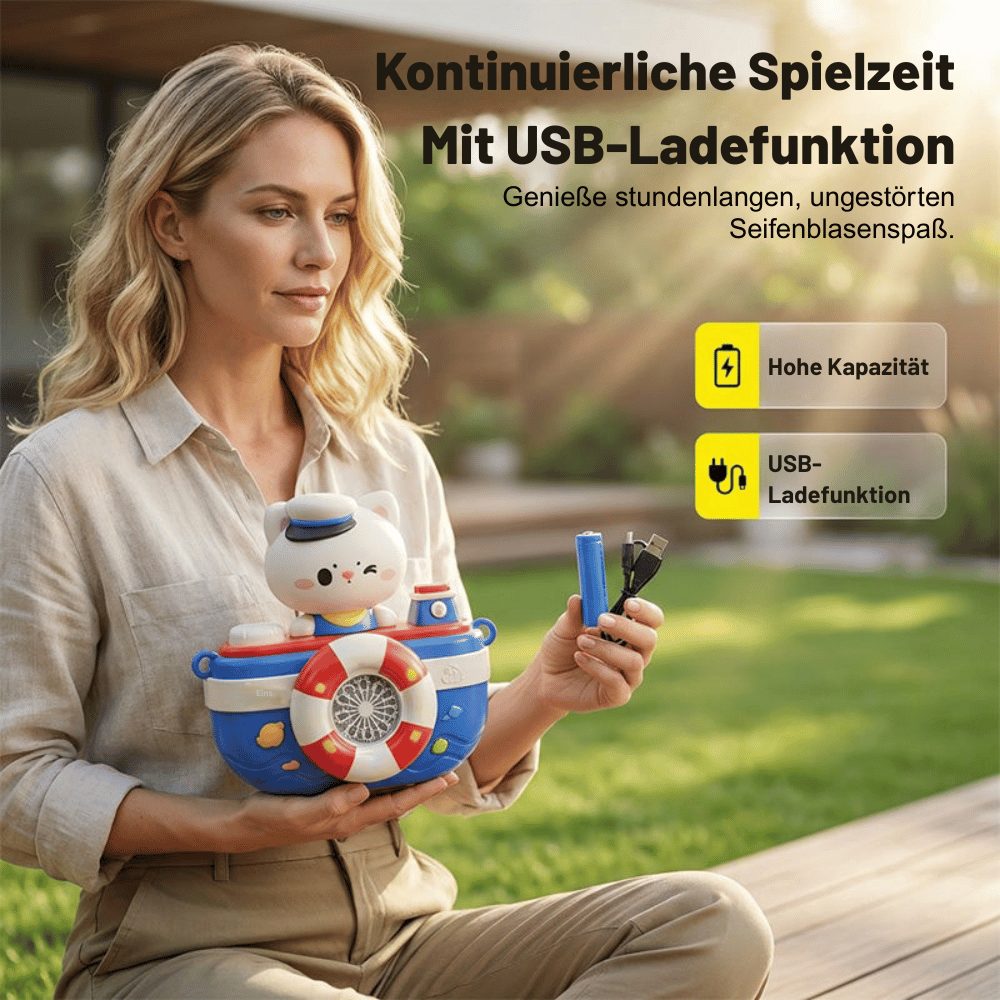 BubbleJoy — Magische Seifenblasenmaschine | 50% RABATT