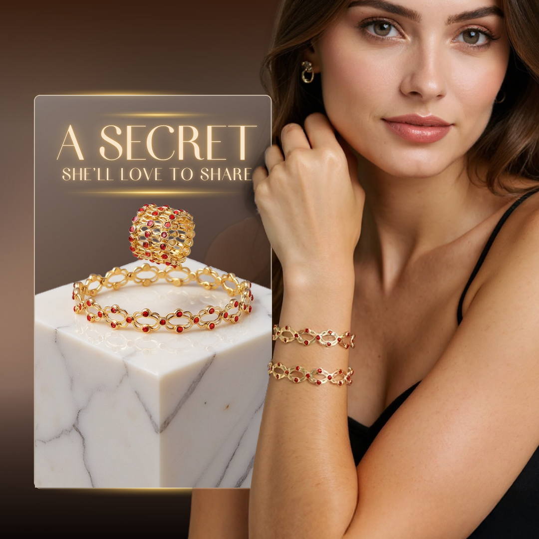Faltbarer Schmuckaufsatz: Ring zum Armband