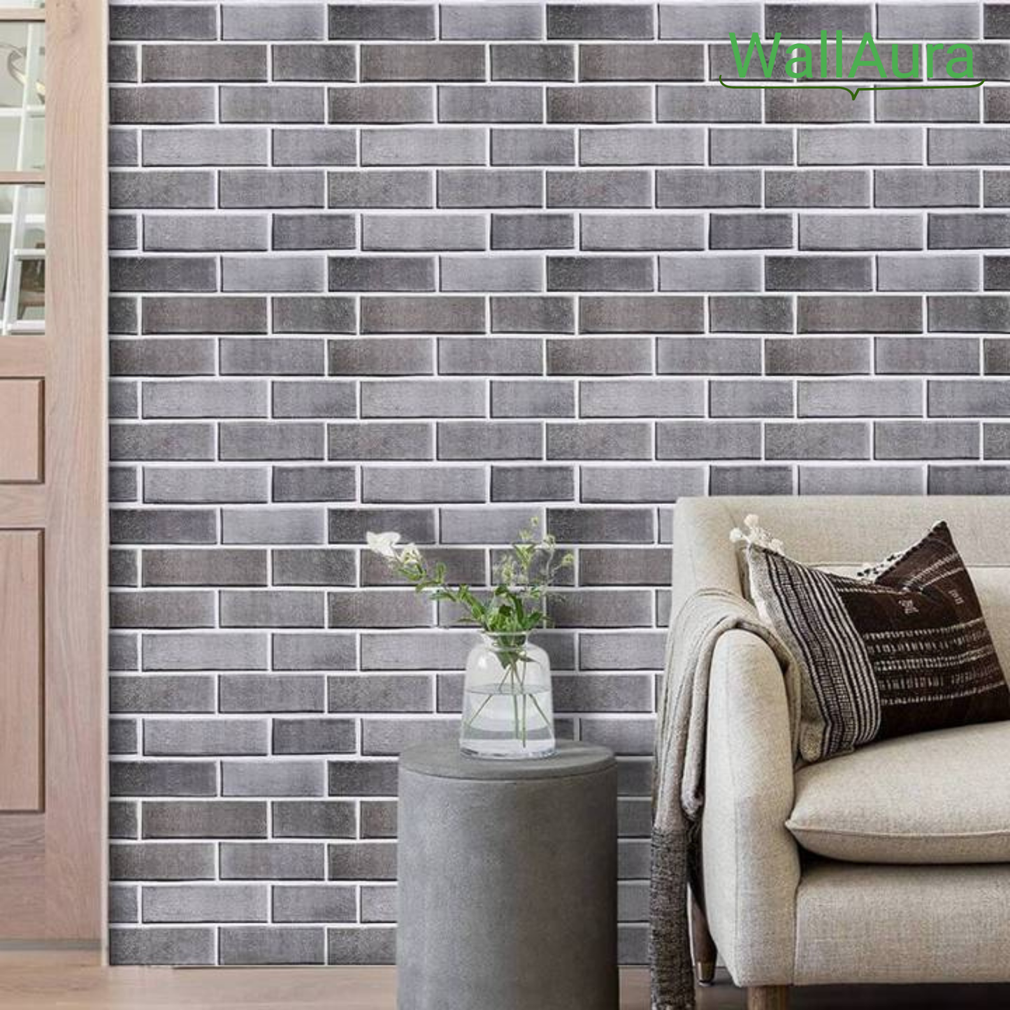 2+2 Gratis | WallAura™ 4er Set 3D Hochwertige Wandfliesen Selbstklebend 30x30 cm