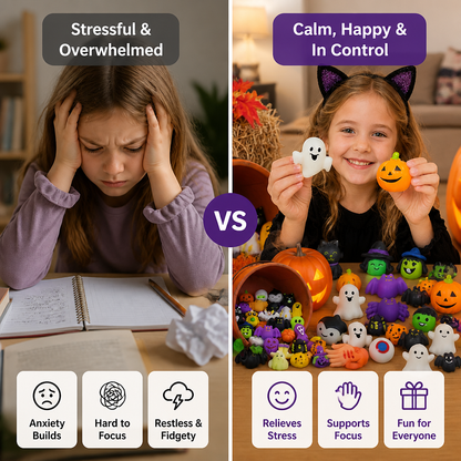 SpookEase™ – Halloween Squishies zum Drücken, Spielen & Verschenken