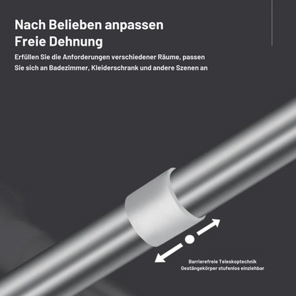 SchnellMontage™ Einstellbare Stange ohne Bohrer