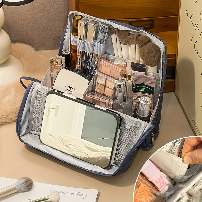 Lunette – Kosmetiktasche zur Aufbewahrung mit Fächern & Reißverschluss