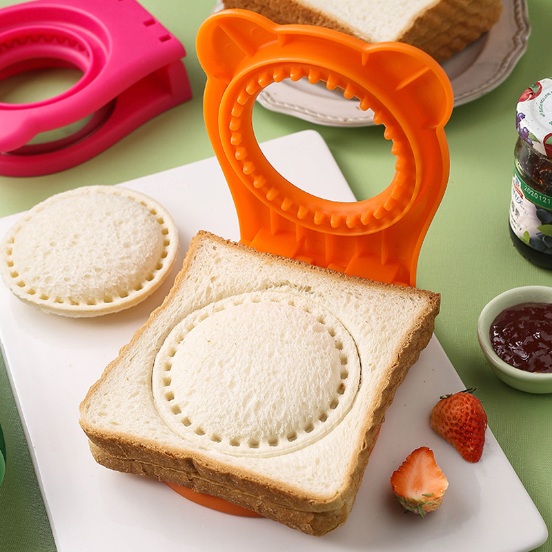Sandwich Ausstecher & Versiegler | Macht gefüllte Taschen-Sandwiches in Sekunden | BPA-freier Kunststoff | Für Lunchbox & Snacks