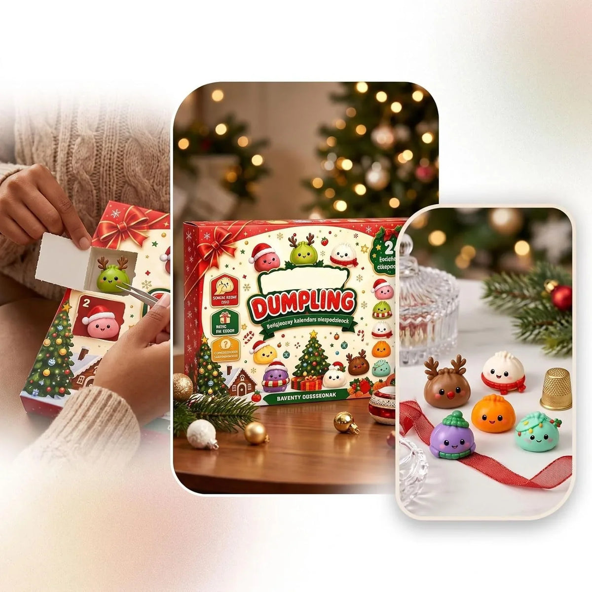 CozySquish™ – 24 Tage weiche, lustige Weihnachtsüberraschungen