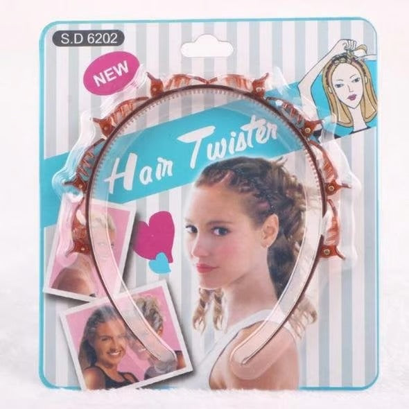BangiTwist – Doppelte Haarstyling-Klammer für Ponyfrisuren