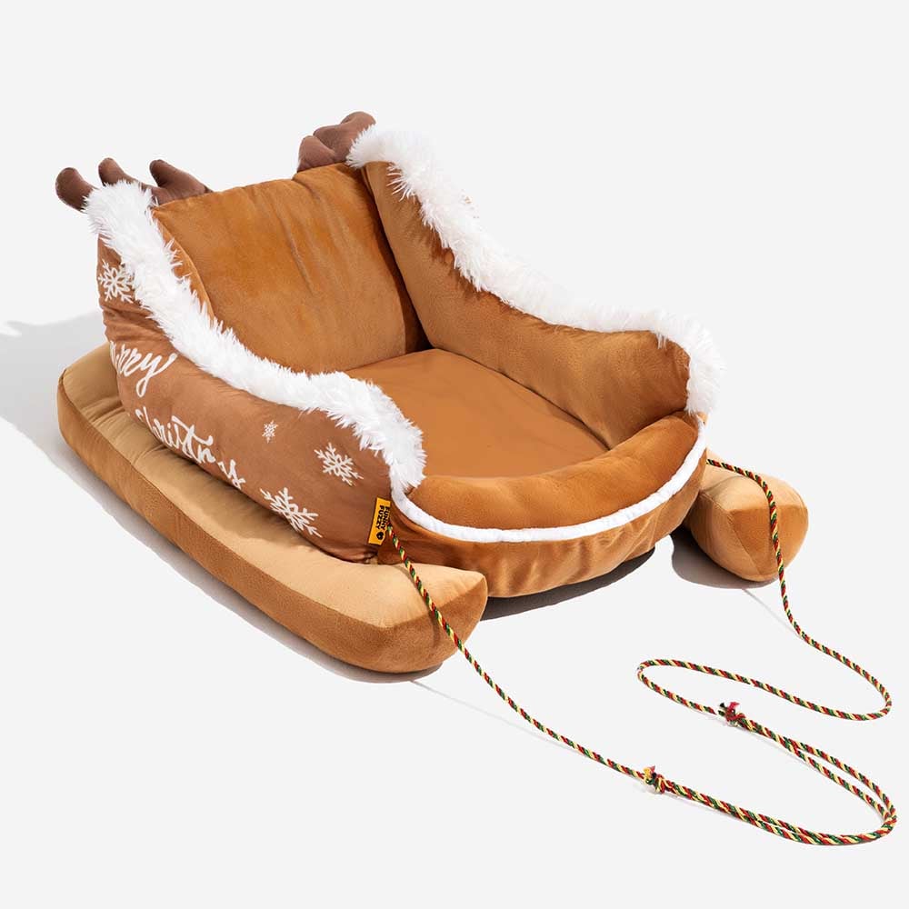PawSleigh™ |  Das saisonale Hundebett für gemütliche Winterträume