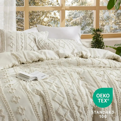 CozyNest™ | Weiches Boho-Bettdecken-Set mit Kissenbezügen | Letzter Tag Rabatt!
