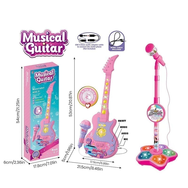 StarMic™ | Kinder Karaoke-Mikrofon mit verstellbarem Ständer