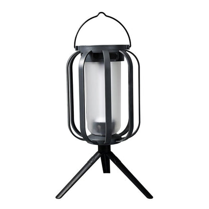 Solar-Laterne mit Dual-Flame – flackerndes Outdoor-Gartenlicht