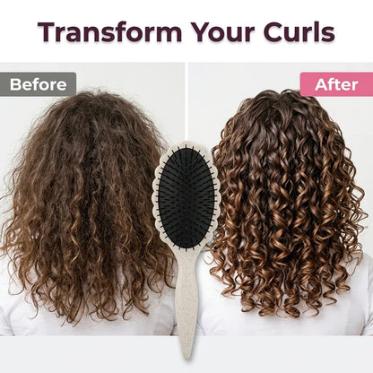 Anti-Frizz Lockenstyling-Bürste – Definiert Locken ohne Frizz oder Ziepen