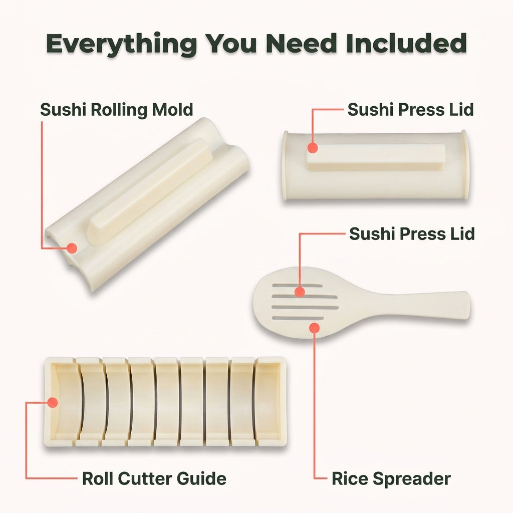 🍣 Sushi-Rollset – Perfektes hausgemachtes Sushi ganz ohne Vorkenntnisse