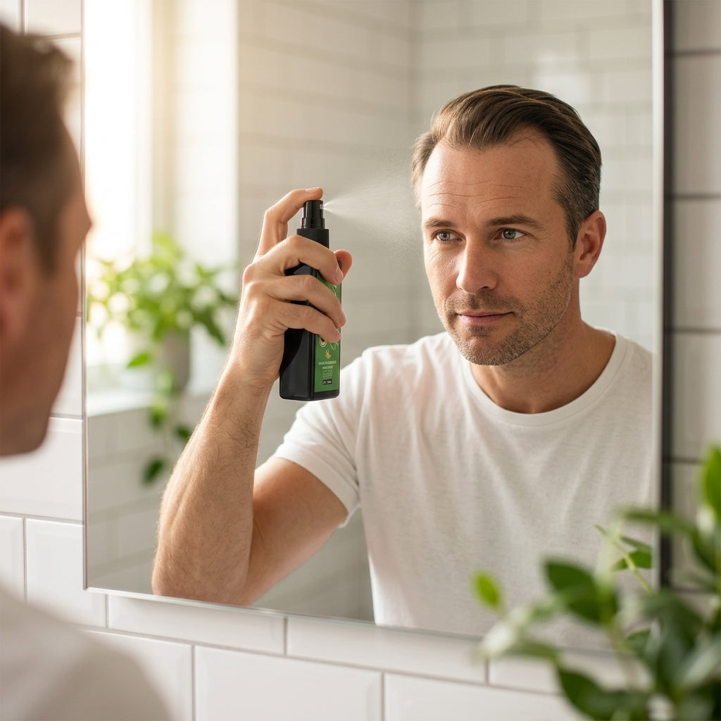 Nährendes Ingwer-Haarspray – Volleres Haar durch tägliche Kopfhautpflege