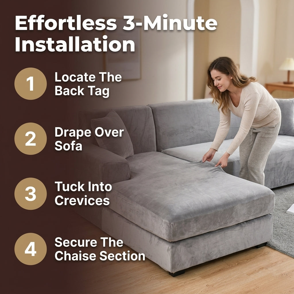 Premium Universal Sofaüberzug – Vollständiger Fleckenschutz