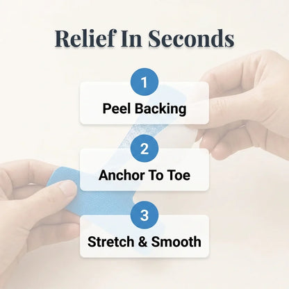 QuietStep™ – Elastische Hallux-valgus-Bandage für spürbare Schmerzlinderung