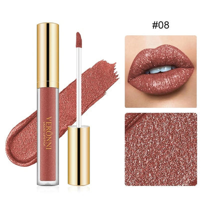 LustraLips – Lipglanz mit Diamantglanz und flüssigem Lippenstift-Finish