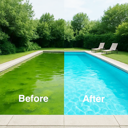 AquaPure™ | Poolreiniger – Schnelle Wasserklärung, Algen- & Bakterienentfernung