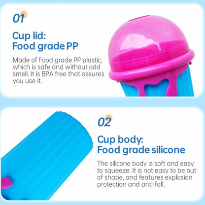 1+1 GRATIS | FrostSipChill – Slush Maker Becher für Kinder, Familie & heiße Sommertage