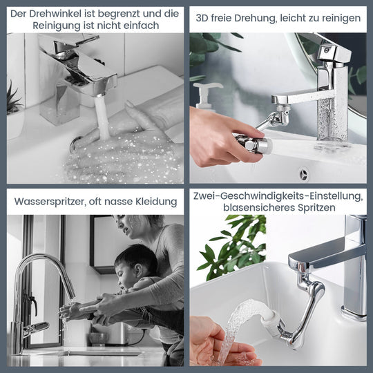 TwistTap™ | 1080 Grad drehbarer Verlängerungshahn