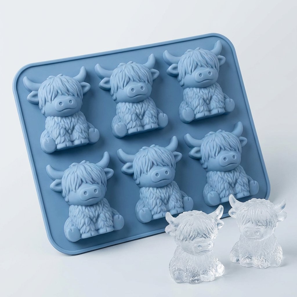 HighlandChill — Kuh Eiswürfel Form | 1+1 GRATIS
