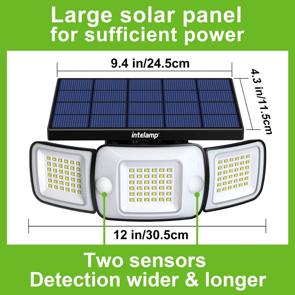 SolarShine™ – Solar-LED-Bewegungsmelder für helles Sicherheitslicht ganz ohne Strom [50% Rabatt]