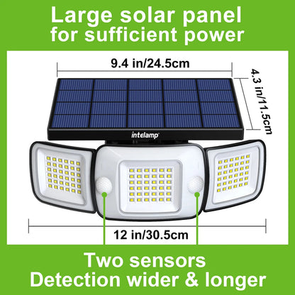 SolarShine™ – Solar-LED-Bewegungsmelder für helles Sicherheitslicht ganz ohne Strom [50% Rabatt]