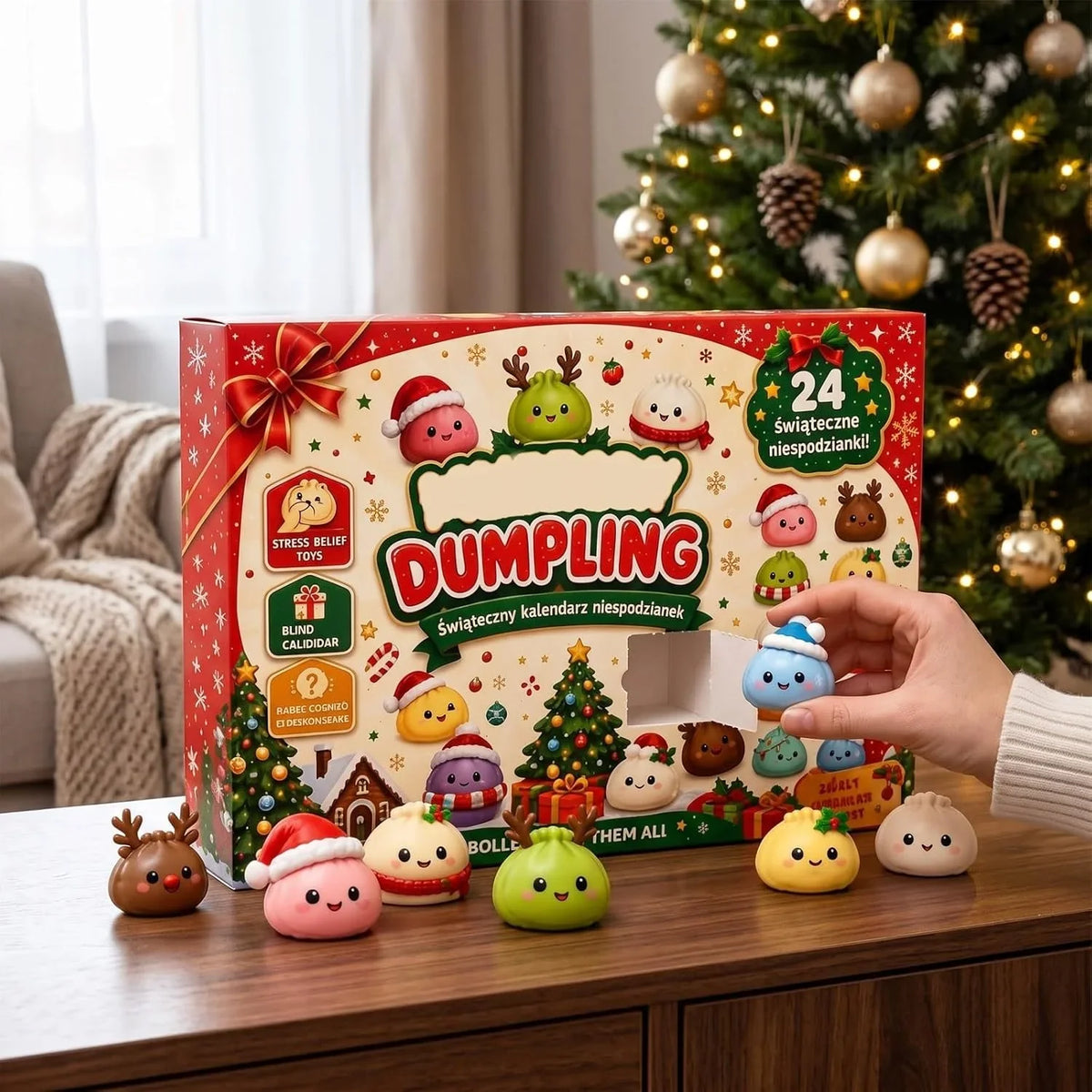 CozySquish™ – 24 Tage weiche, lustige Weihnachtsüberraschungen