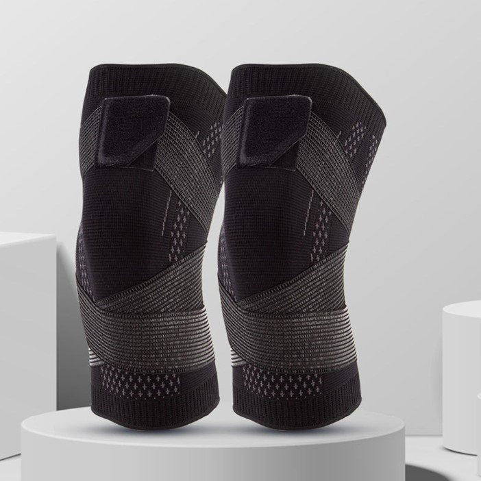 Sportliche Kniebandage – Kompressionsstütze als Sleeve
