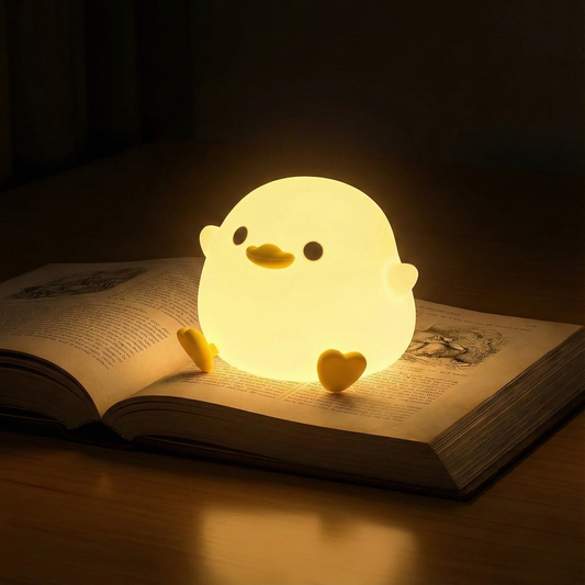 GlideGlow — Süße LED-Nachtlichtlampe für den Nachttisch & die Kinderzimmer-Deko