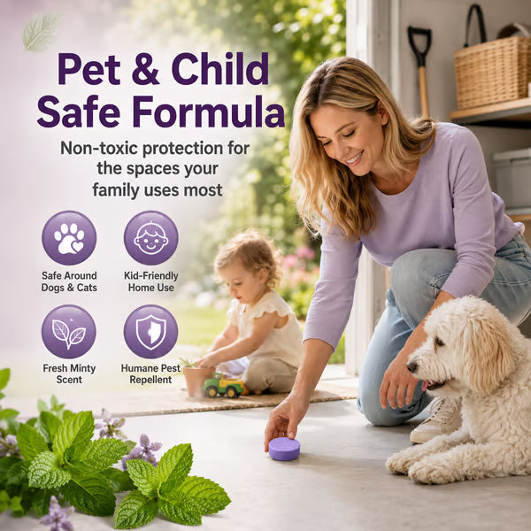 All-Natural Peppermint & Cinnamon Pest & Rodent Repellent Pucks