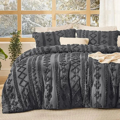 CozyNest™ | Weiches Boho-Bettdecken-Set mit Kissenbezügen | Letzter Tag Rabatt!