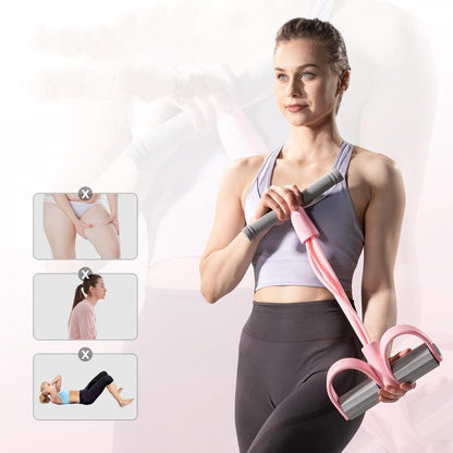Pedal-Resistance-Band-Trainer für Home-Workout & Muskelstraffung