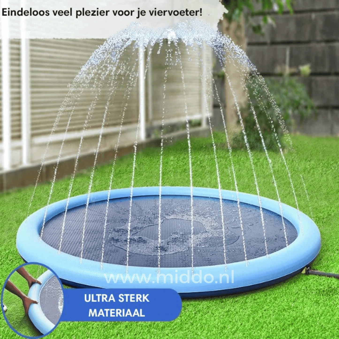 SplashZone™ | Wasserspielmatte – Garten Splash Pad für Kinder & Haustiere