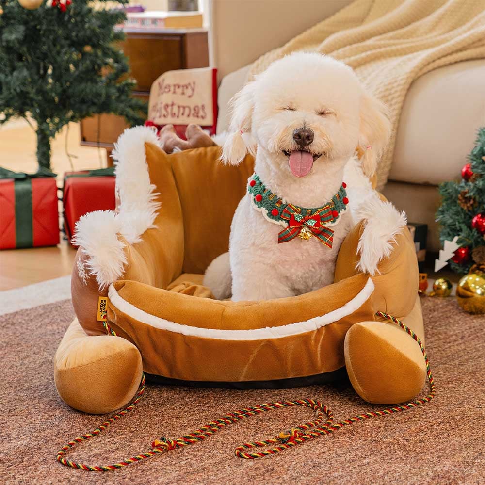 PawSleigh™ |  Das saisonale Hundebett für gemütliche Winterträume